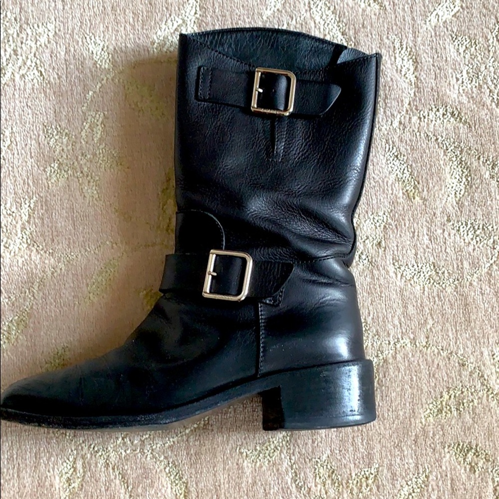 Leather boots